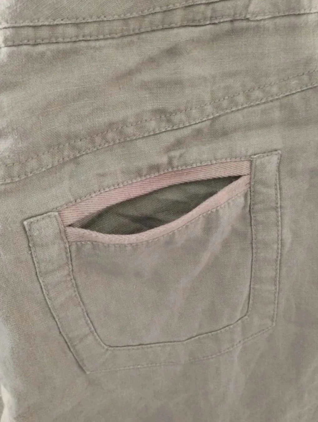Khaki wide-leg pants, Caméaieu, size 40/42 – photo 7